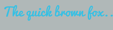 Image with Font Color 36C0E4 and Background Color B0B8B8